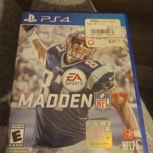 PS4 madden NFL 17